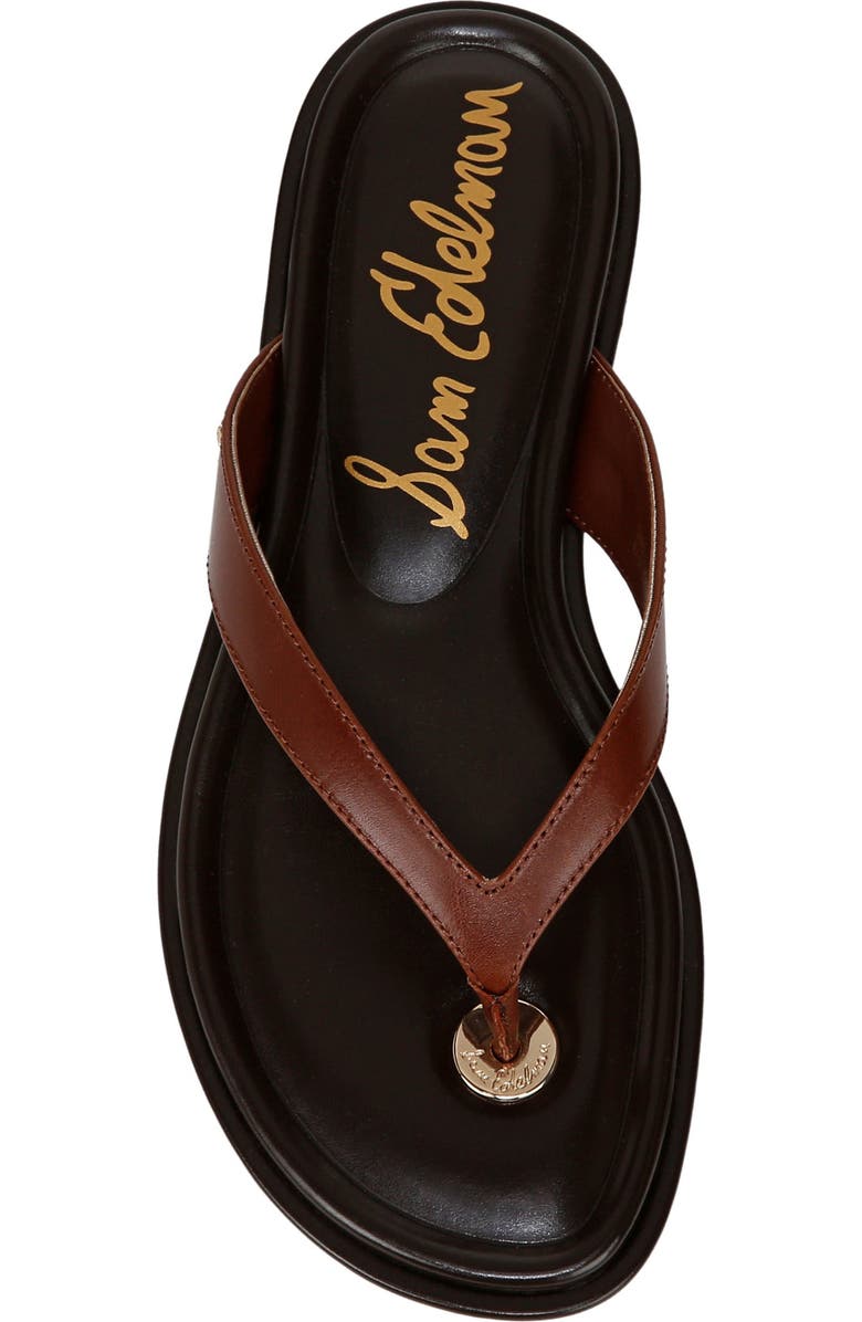 Sam Edelman Remi Flip Flop, Alternate, color, Burnt Brandy