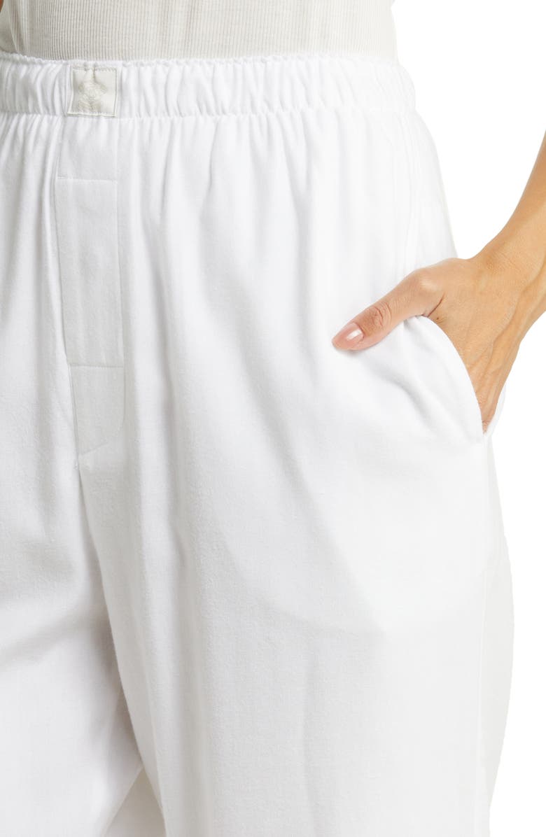 SKIMS Hotel Cotton Blend Pajama Pants, Alternate, color,