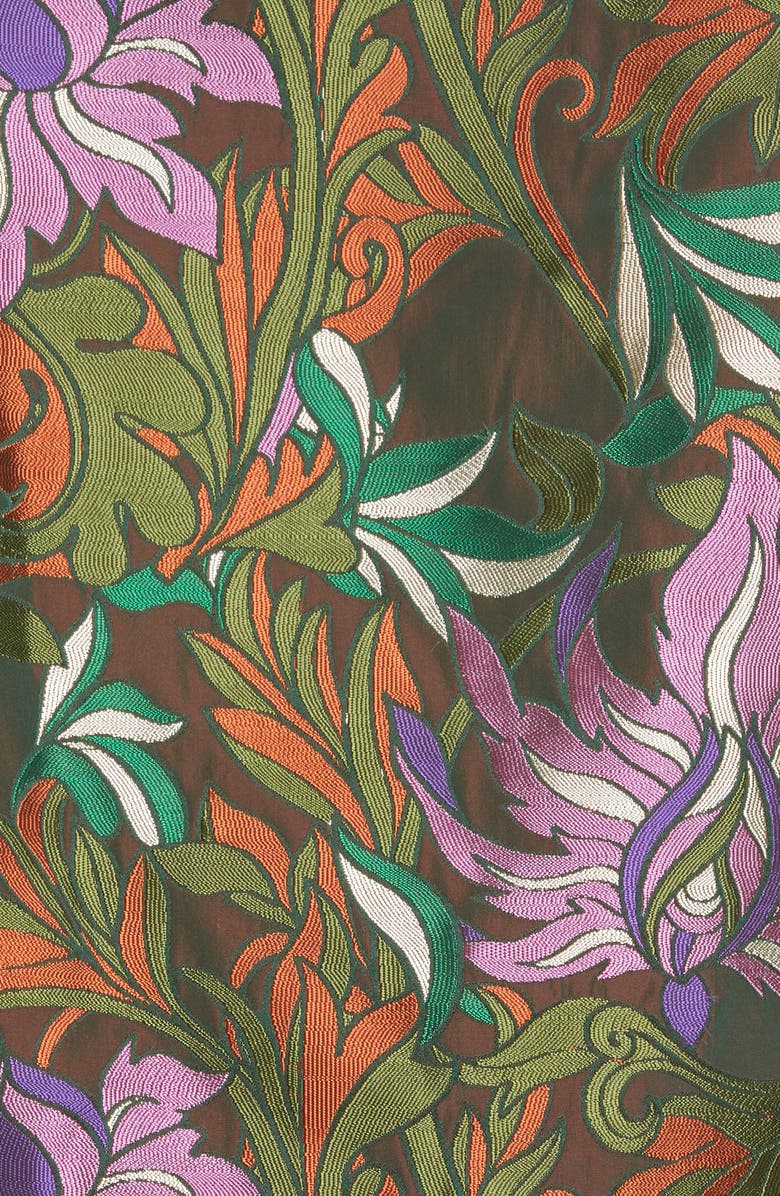 Dries Van Noten Floral Brocade Double Breasted Jacket, Alternate, color, 