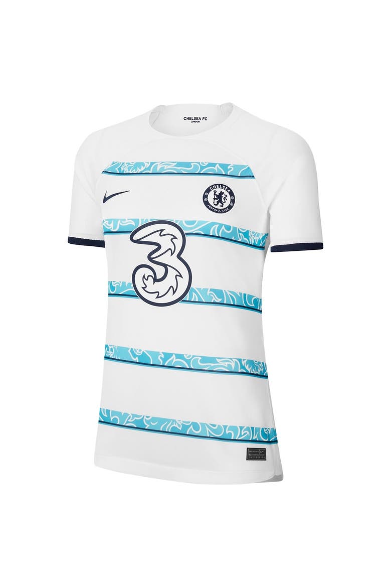 Women's Nike White Chelsea 2022/23 Away Breathe Stadium Blank Replica Jersey, Alternate, color, White