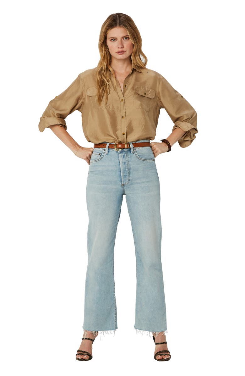 Boyish Jeans The Mikey High Waist Ankle Straight Leg Jeans, Alternate, color,