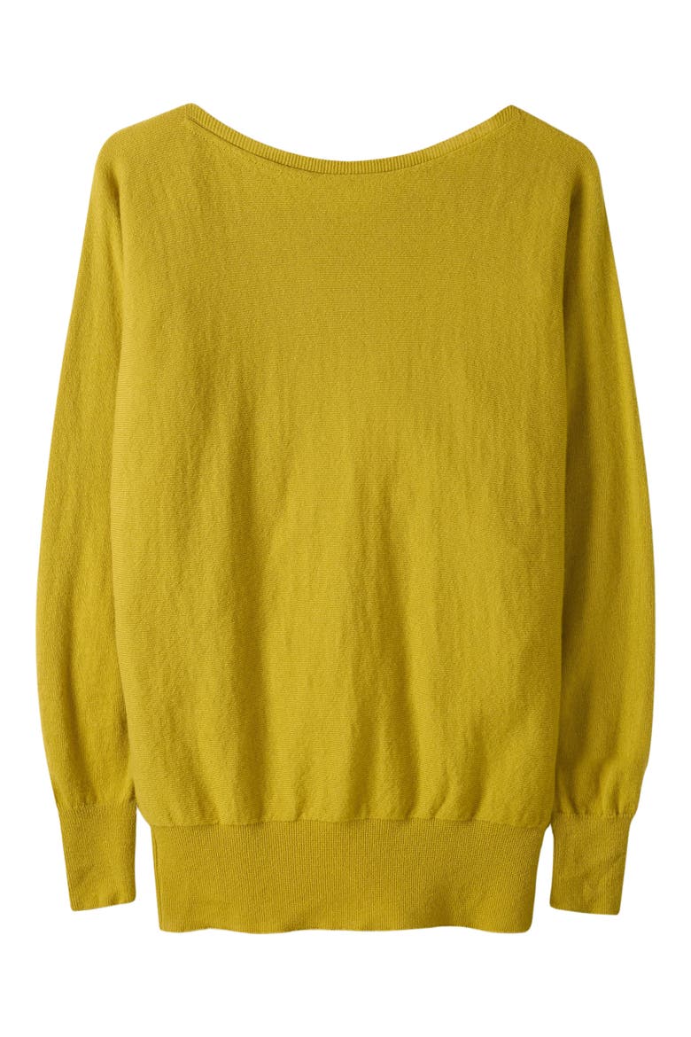 Geelong Slash Neck Sweater, Alternate, color, OCHRE