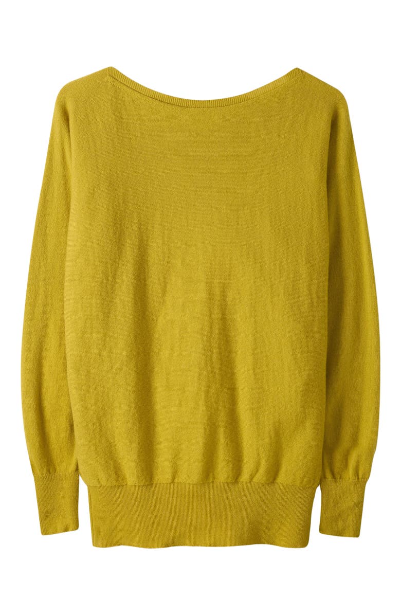 Celtic & Co. Geelong Slash Neck Sweater, Alternate, color, Ochre
