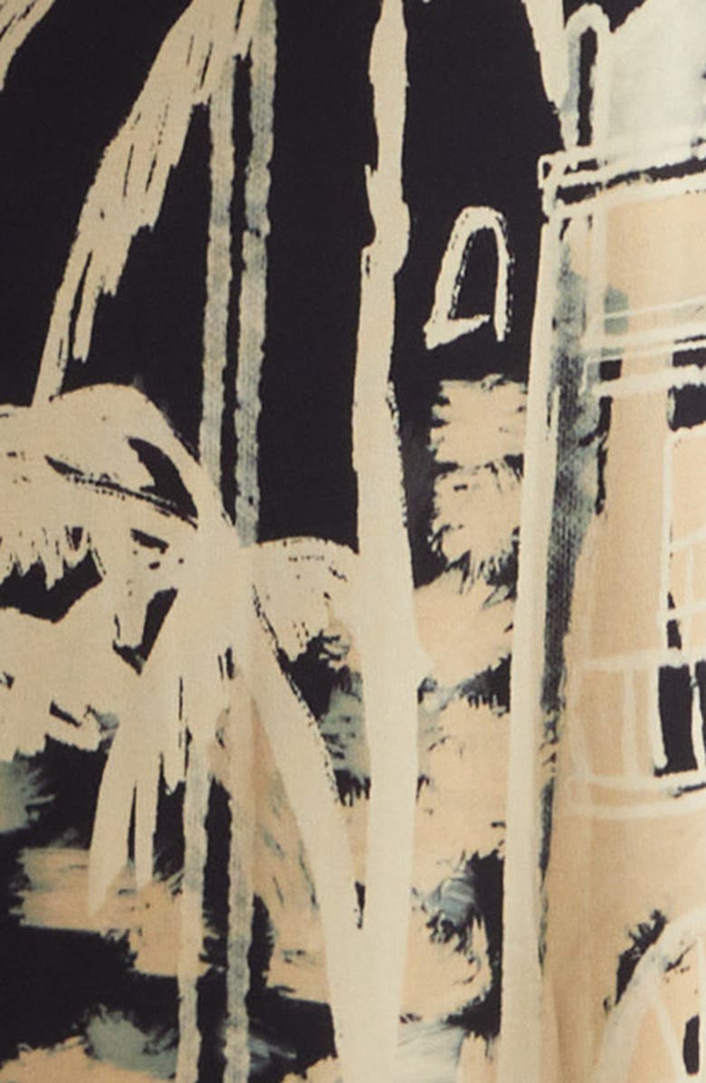 Johanna Ortiz Cardinal Direction Dress, Alternate, color, Black / Ecru