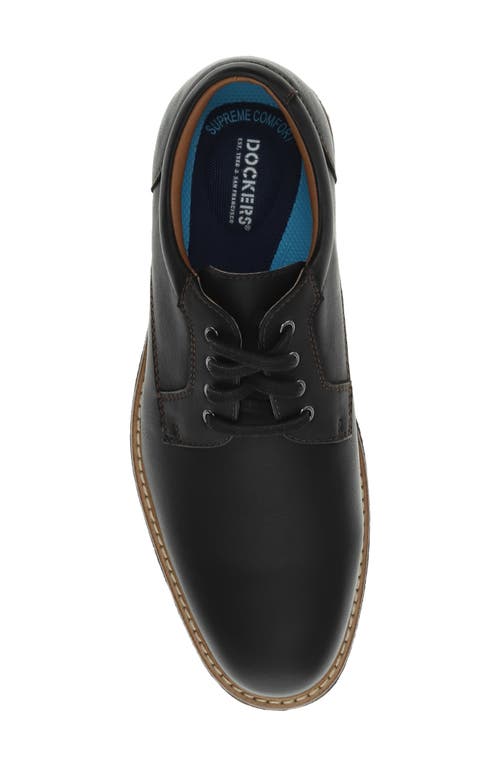 Dockers Mens Handel Dress Casual Lace Up Oxford Shoe In Black