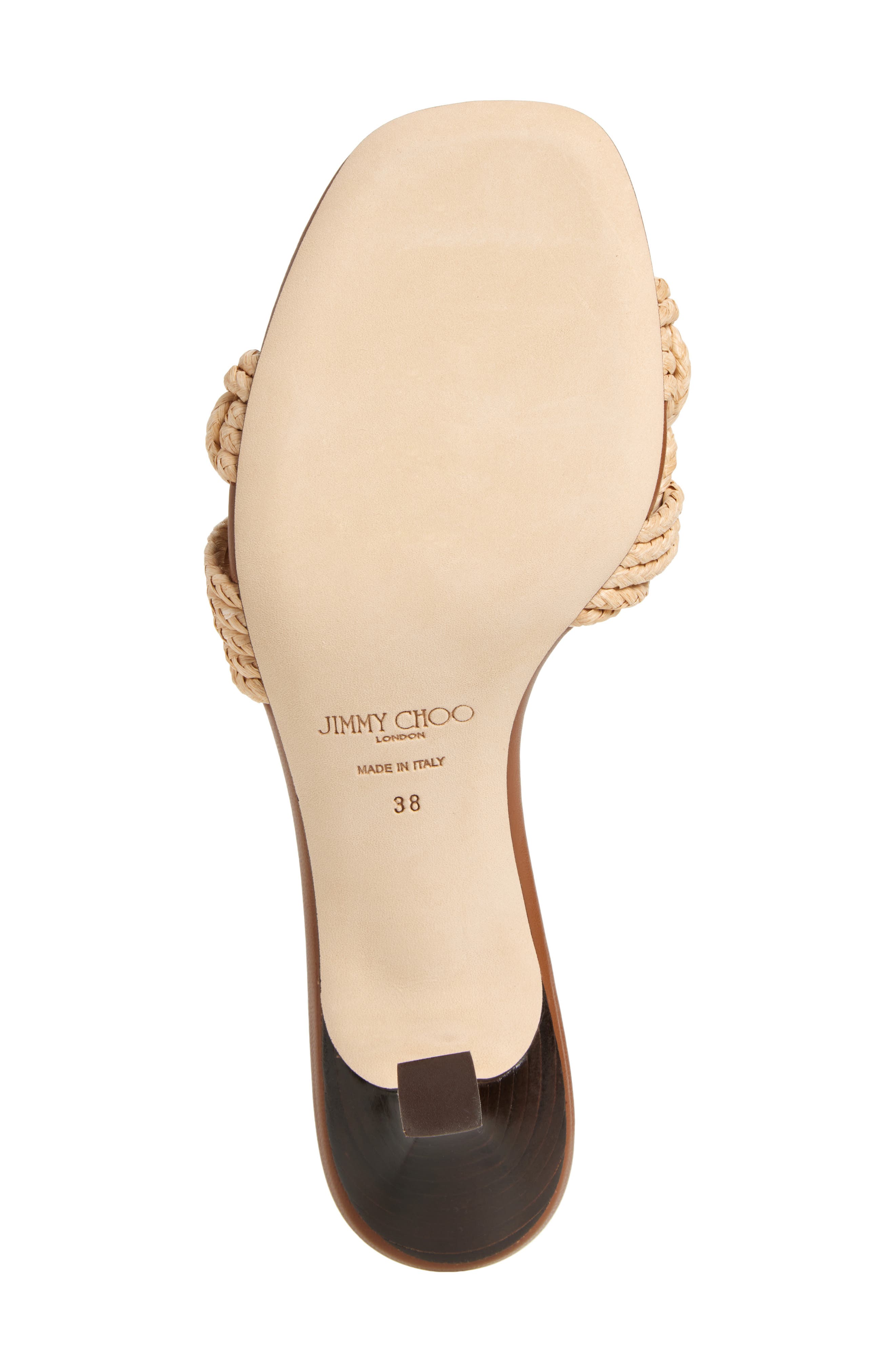 Jimmy Choo Chara Sandal, Alternate, color, Tan/ Natural