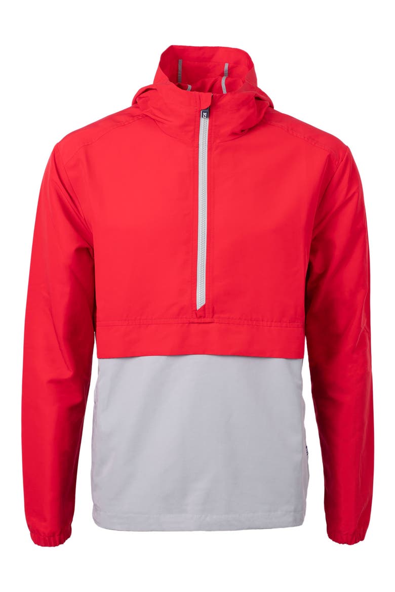 Charter Anorak Jacket, Main, color, RED/ POLISHED