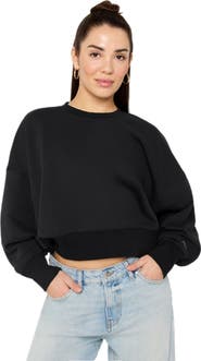 Fabletics Year Round Terry Crew Neck Sweatshirt