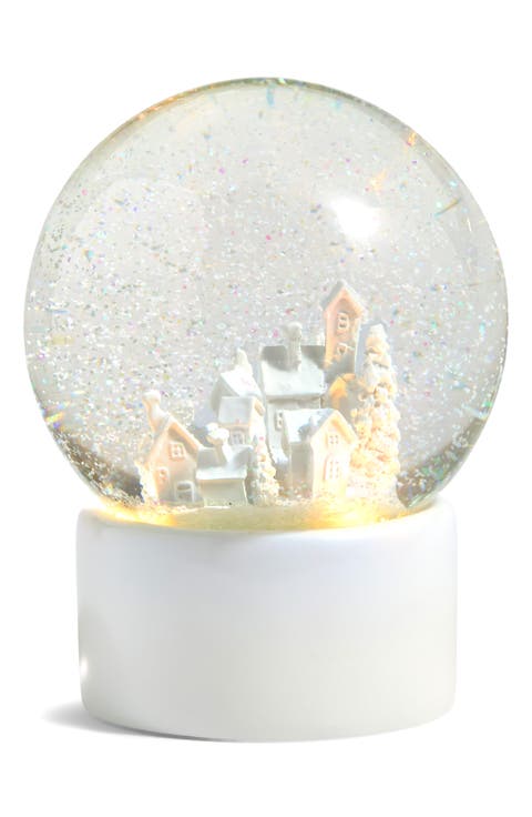 Nutcracker Lighted Christmas Snow Globe