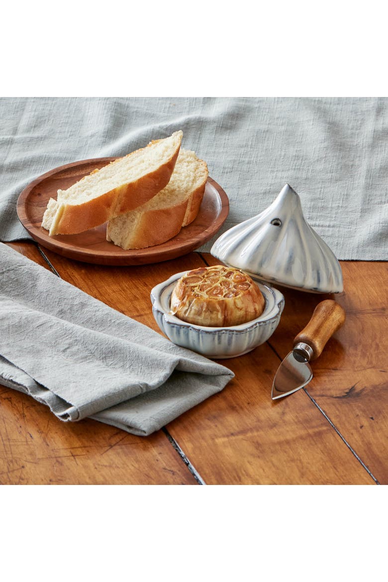 Bistro Garlic Roaster Baking Dish Grey Oven Safe Bakeware, Alternate, color, Grey
