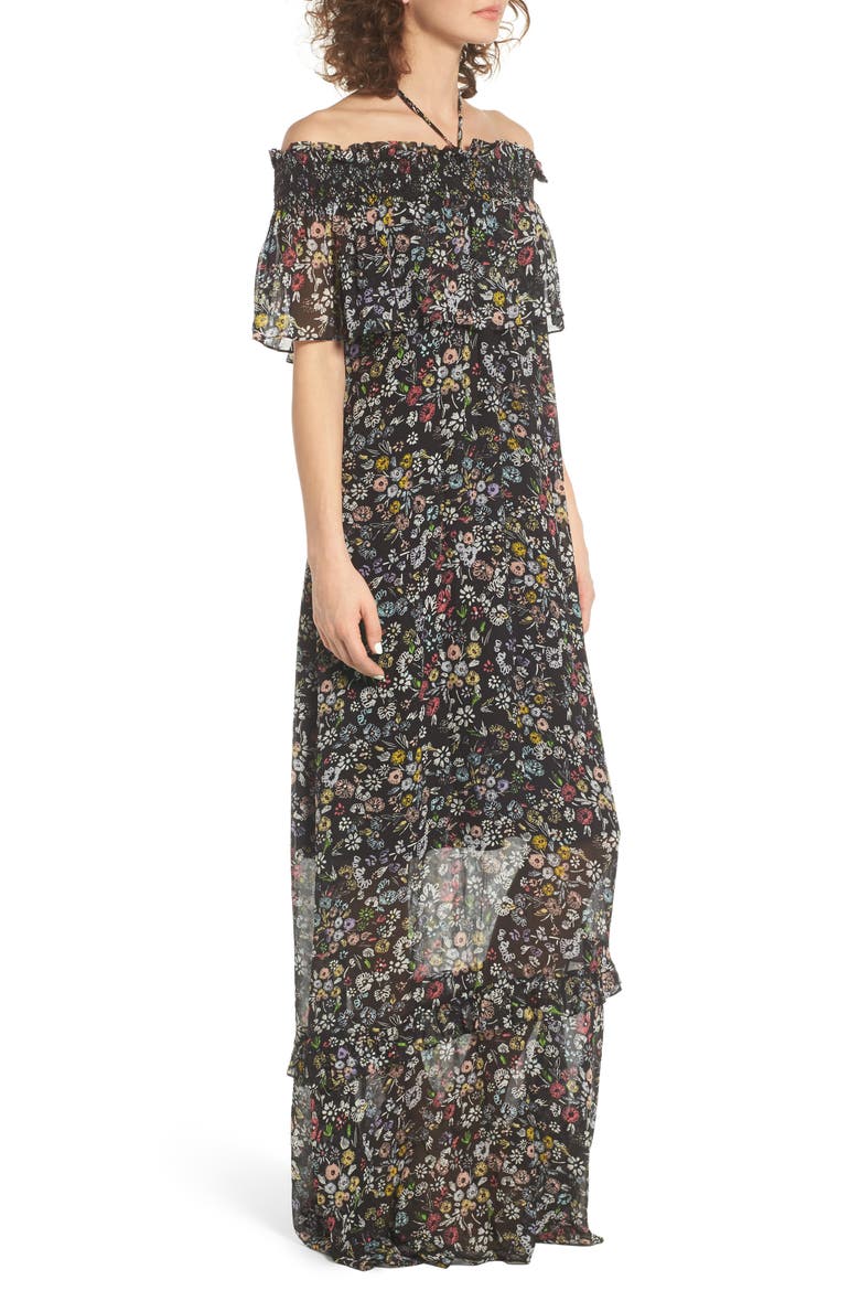 Loma Maxi Dress, Alternate, color, BALBOA GARDEN PRINT