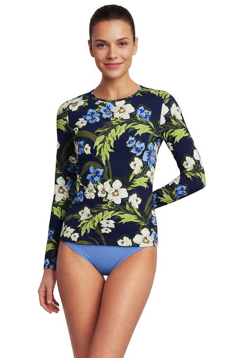 SunShade UPF 50 Long Sleeve Rash Guard Swim Tee