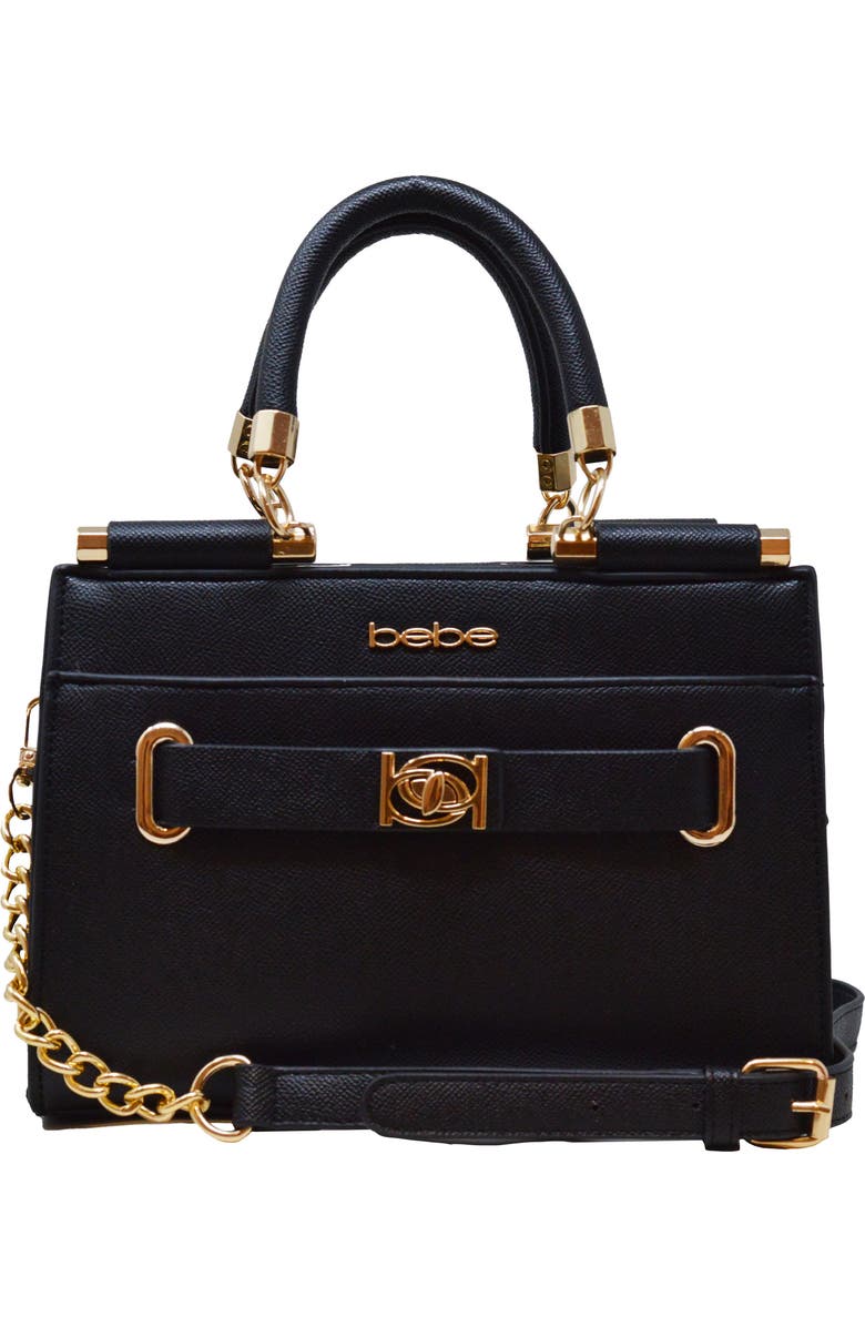bebe Alex Small Satchel, Main, color,