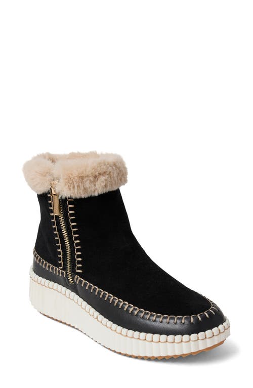 Jack Rogers Janetta Faux Fur Bootie In Black