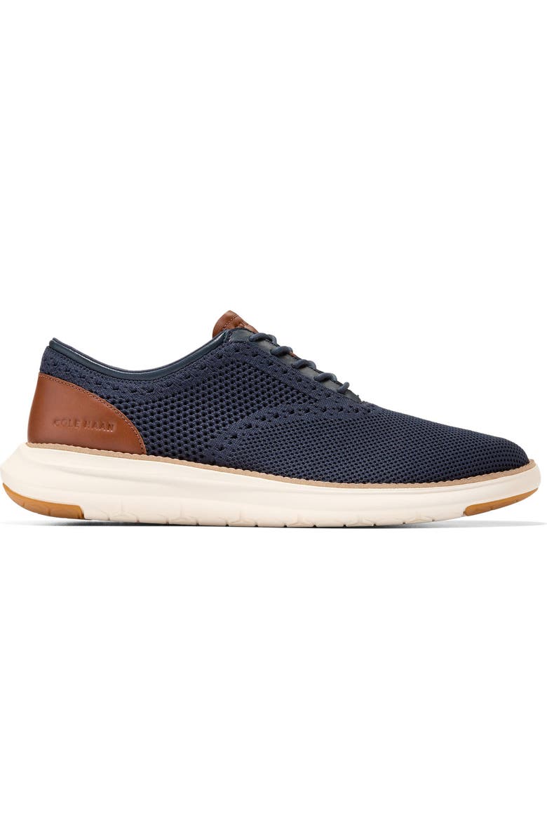 Cole Haan Grand Remix Oxford, Alternate, color, Navy Blazer/British Tan/Ivory