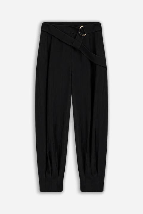Belted Harem Trousers
