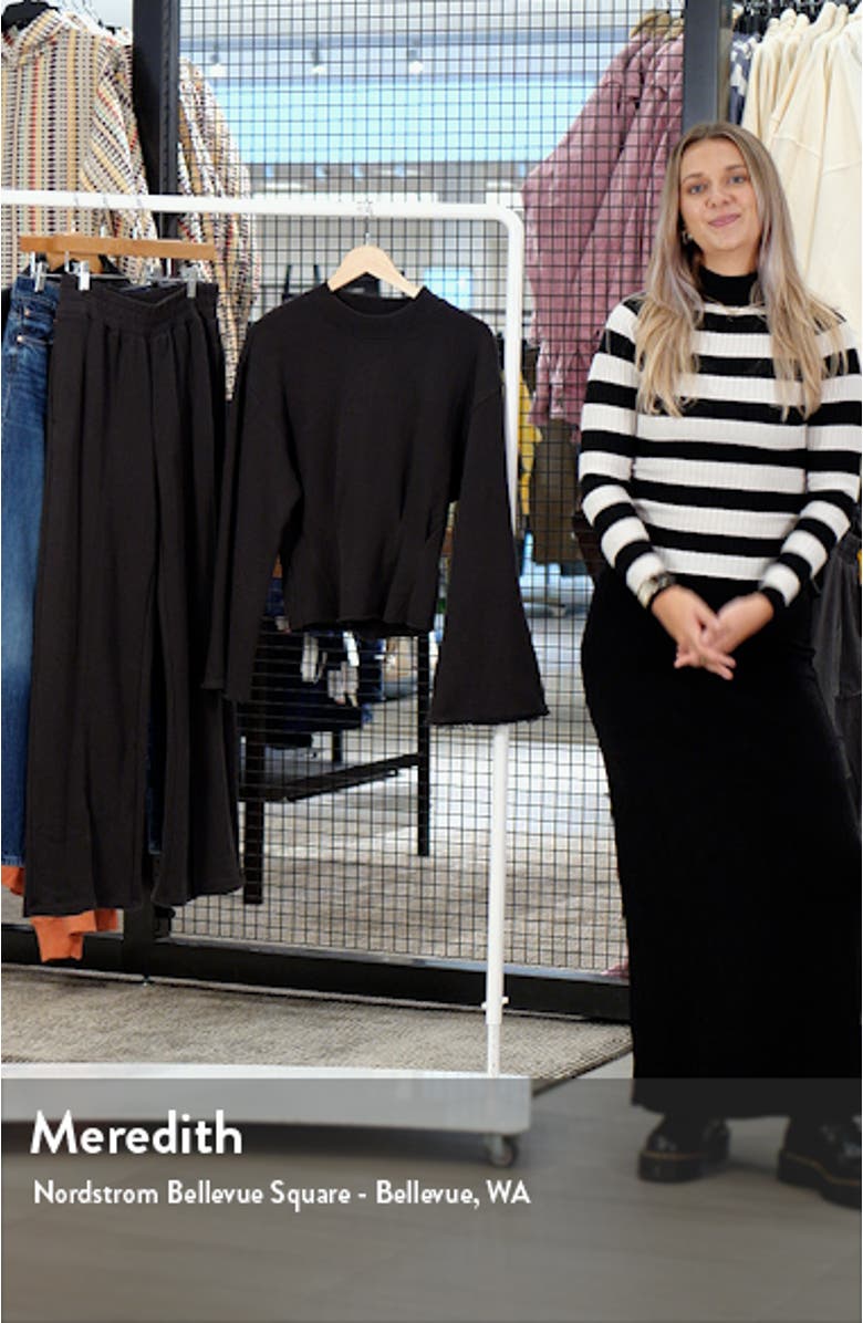 Rocky Mock Neck Cotton Sweatshirt, sales video thumbnail