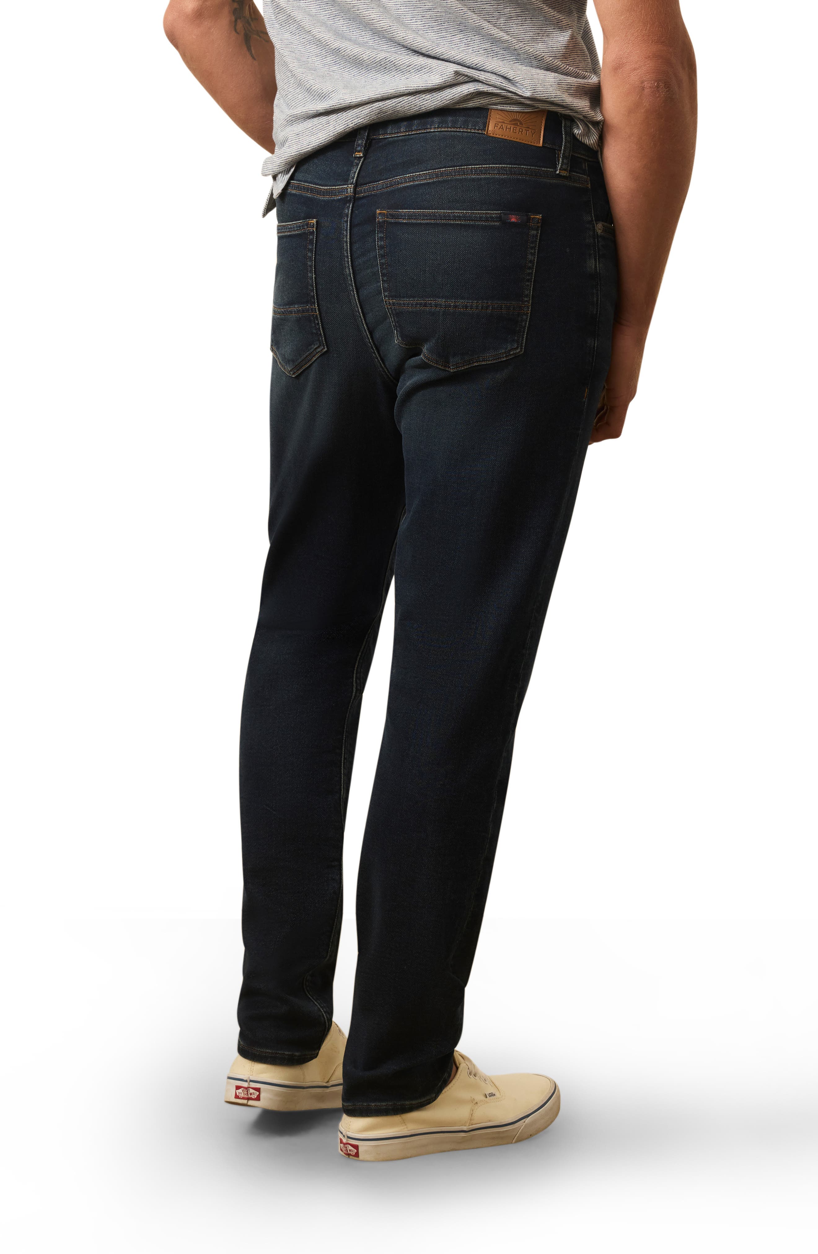 Cotton Blend French Terry 5-Pocket Pants - image 2