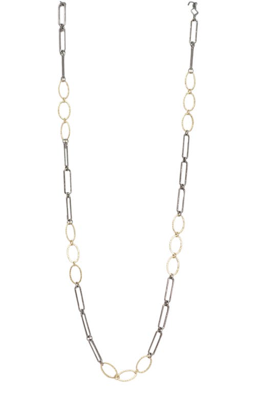 Armenta Two-tone Link Necklace