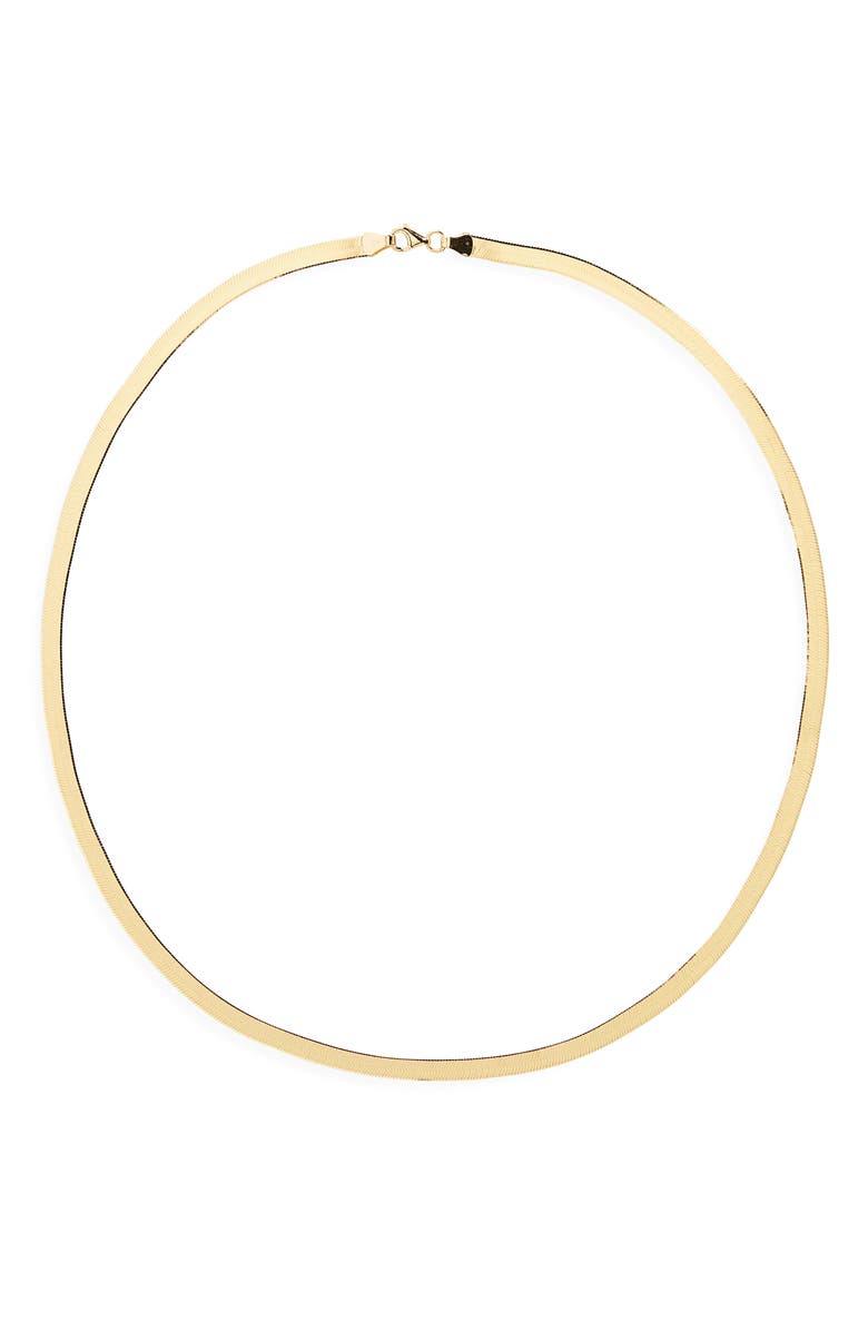 Bony Levy 14K Gold Herringbone Necklace, Main, color,