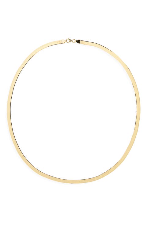 14K Gold Herringbone Necklace (Nordstrom Exclusive)