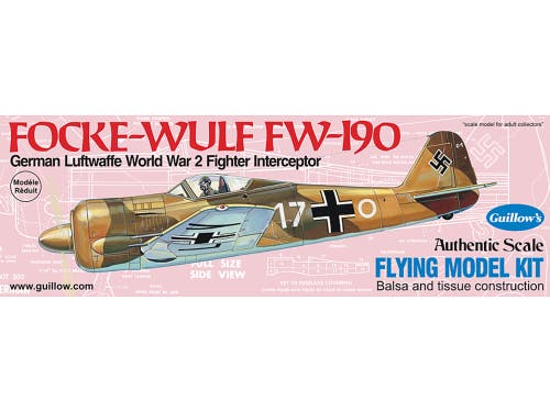 Guillow's Fockewulf Fw190 Model Kit in Multicolored  product