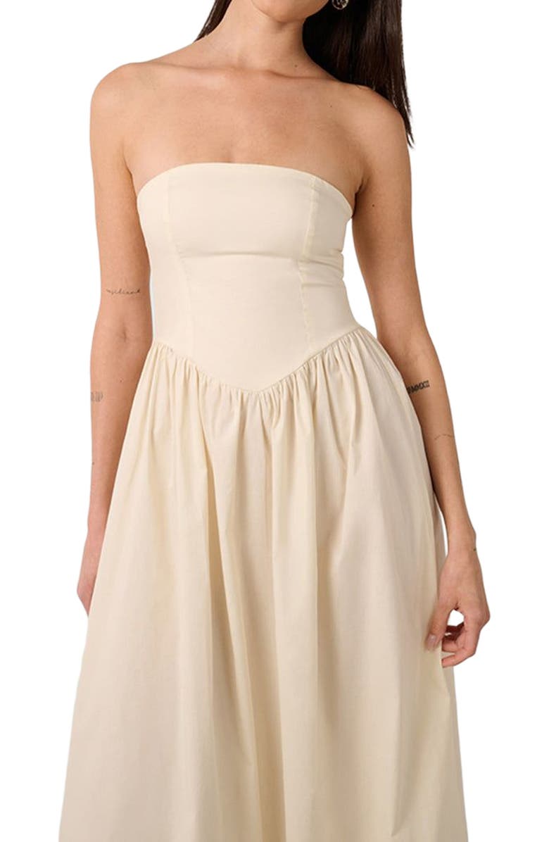 WeWoreWhat Corset Maxi Dress, Alternate, color, 