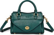 OLD TREND Lockwood Genuine Leather Compact Structured Satchel