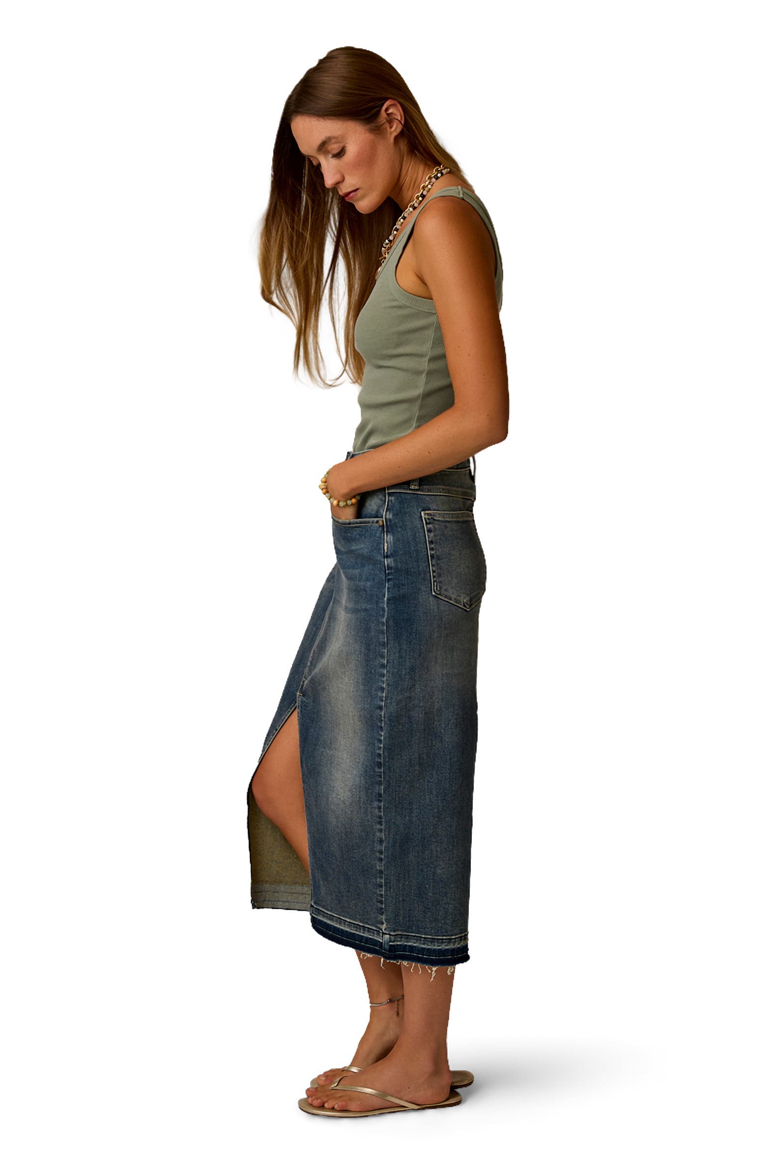 Atlas Denim Skirt - image 2