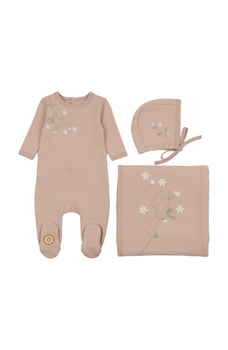 Mon Tresor Bebe Budding Blossoms Girls Layette Set, Alternate, color, 