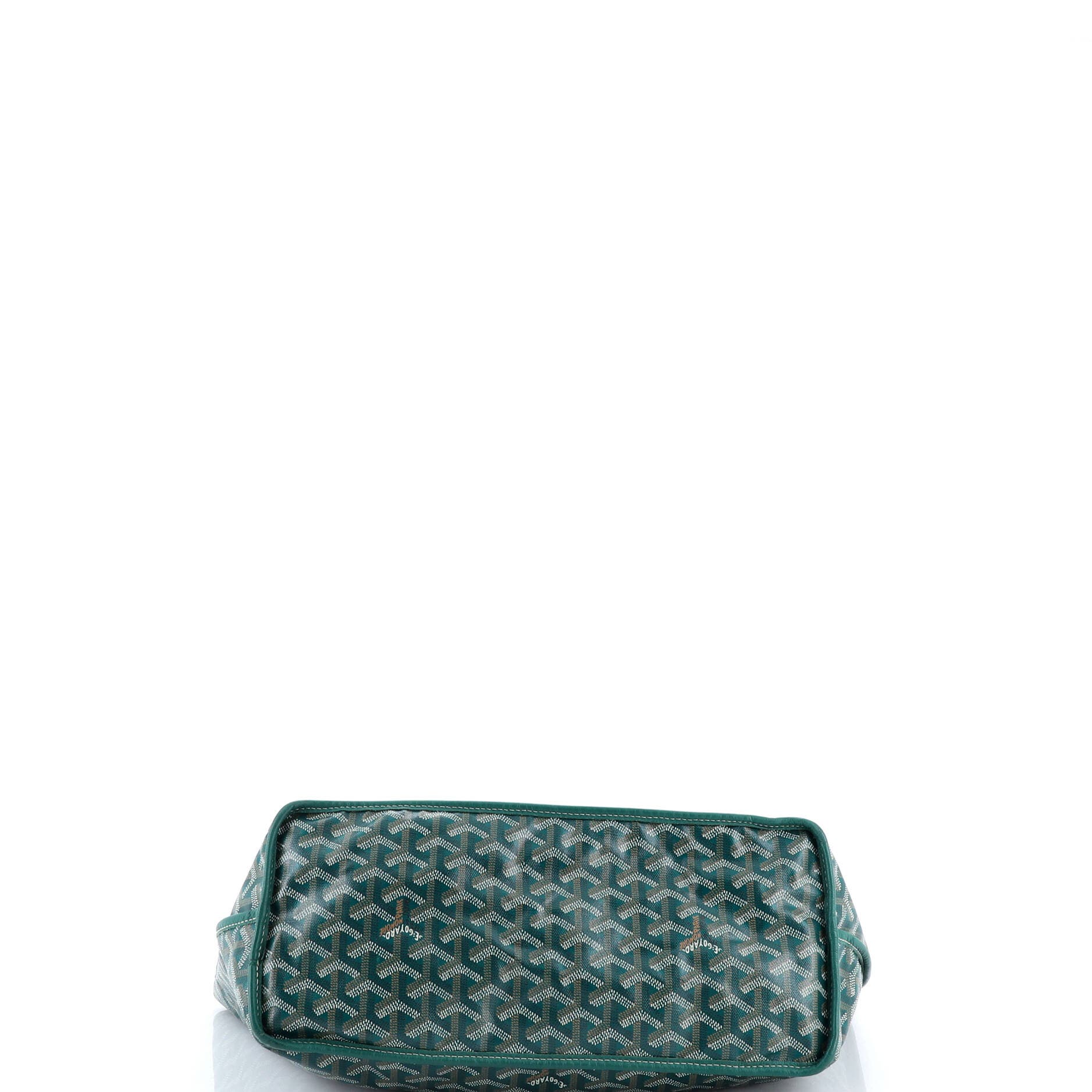 Pre-Owned Goyard Anjou Reversible Tote Coated Canvas PM, Alternate, color, Green