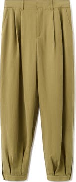 MANGO Pleated Baggy Pants