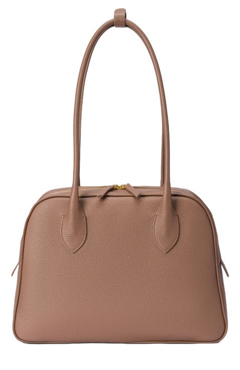 Leather Autostrada Tote Bag