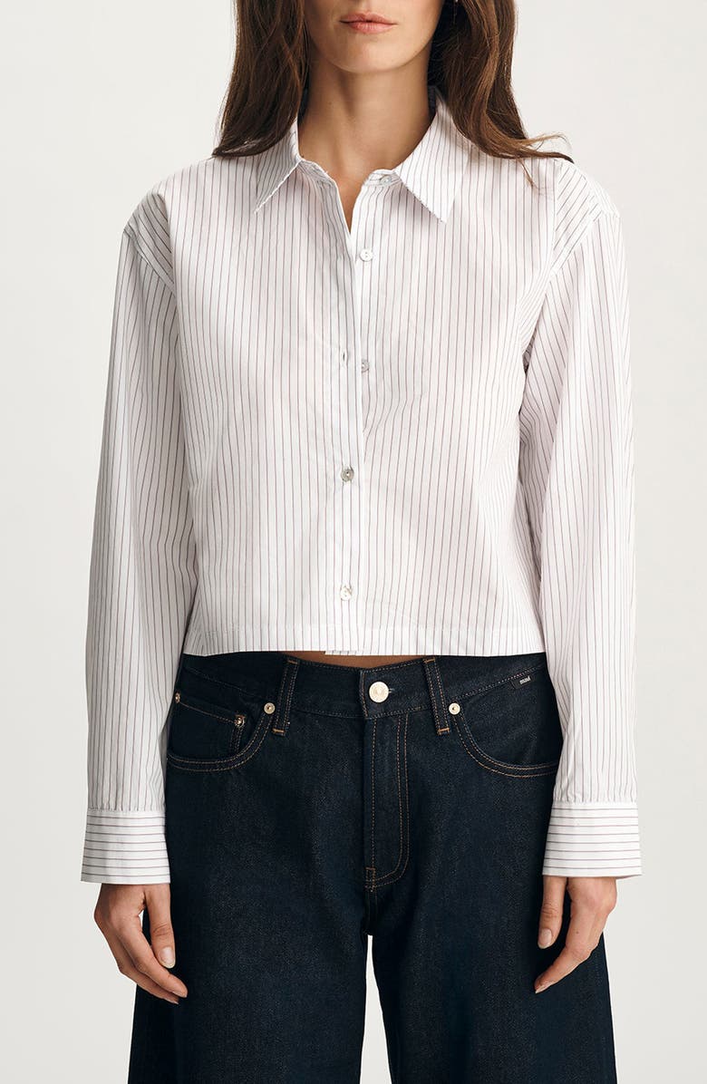 Mavi Jeans Stripe Button-Up Shirt, Main, color, 