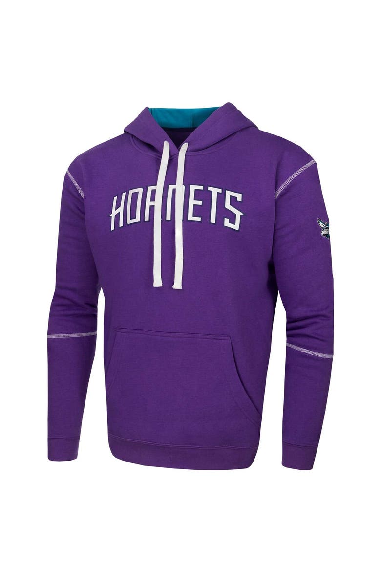Unisex Purple Stadium Essentials Charlotte Hornets Monument Pullover Hoodie, Alternate, color, Purple