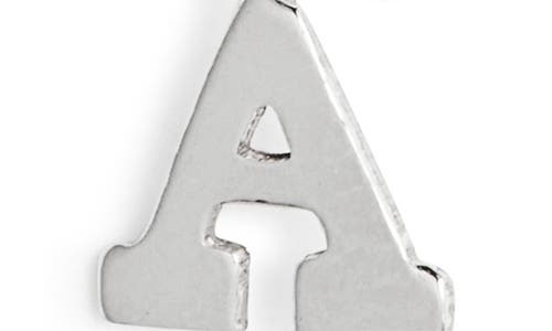 Nashelle Initial Pendant Necklace In Sterling Silver - A