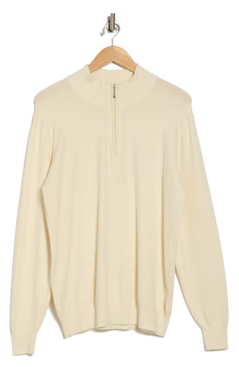 Slim Fit Quarter Zip Sweater