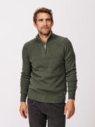 Aubin Pelham Zip Neck Sweater
