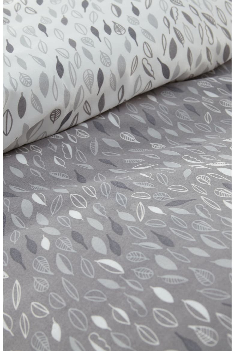 Luxury Premium Collection Oversized Comforter Set, Alternate, color, BOTANICAL LEAVES GREY
