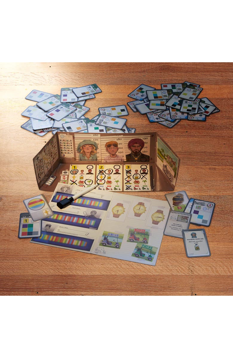 HABA The Key Murder at The Oakdale Club, Detective Case Files Board Games for Kids Ages 8-12, Strategy Mystery Game for Family Night, Made in Germany, Alternate, color, Multi