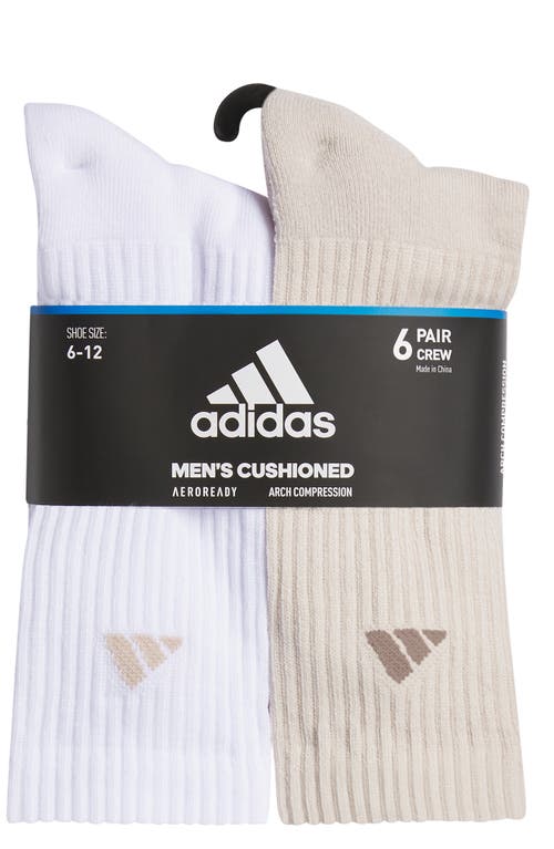 Adidas Originals Adidas Assorted 3-pack Cushioned Crew Socks In Multi