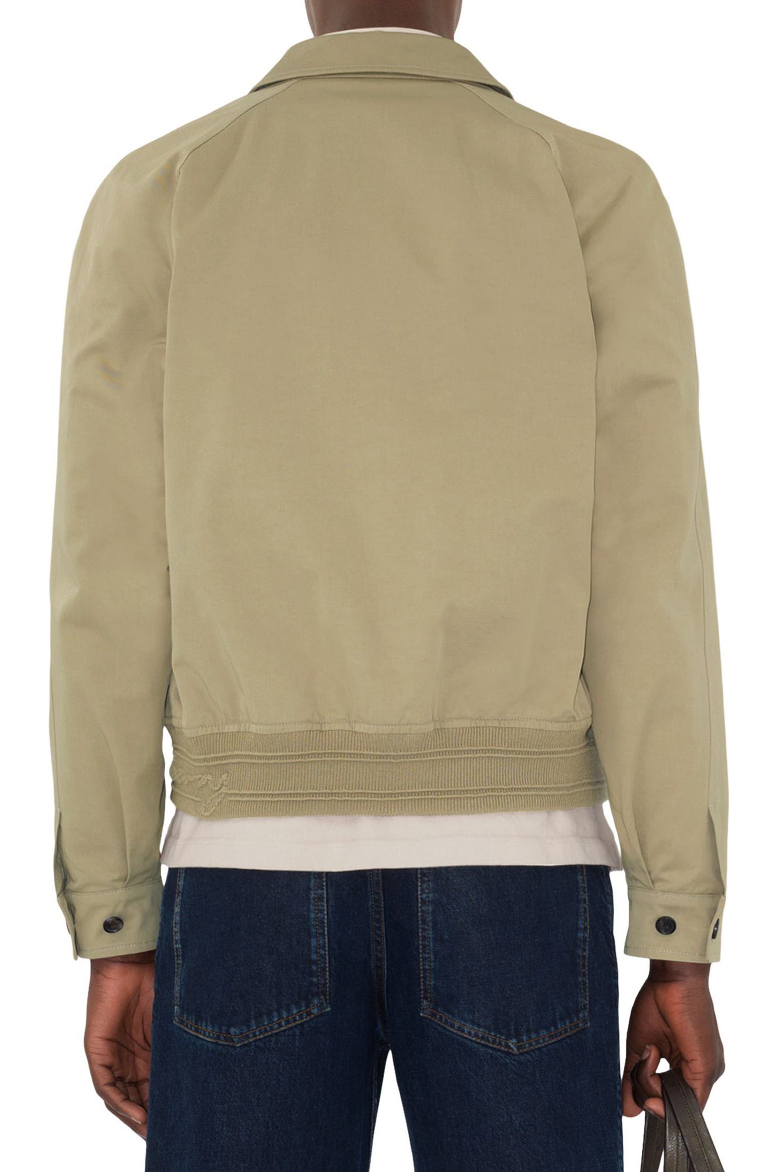 Local Cursive Text Burberry Harrington Cursive Hem Jacket (Men) | Nordstrom