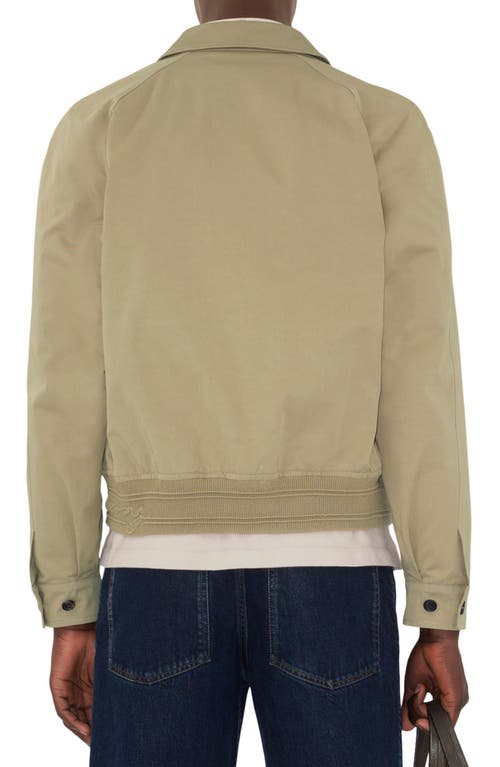 Burberry Harrington Cursive Hem Jacket In Skylark