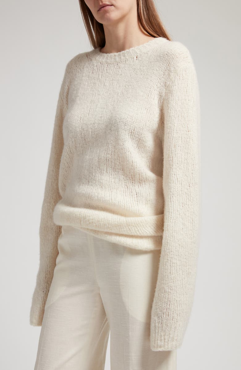 The Row Gersten Cashmere Crewneck Sweater, Alternate, color, 
