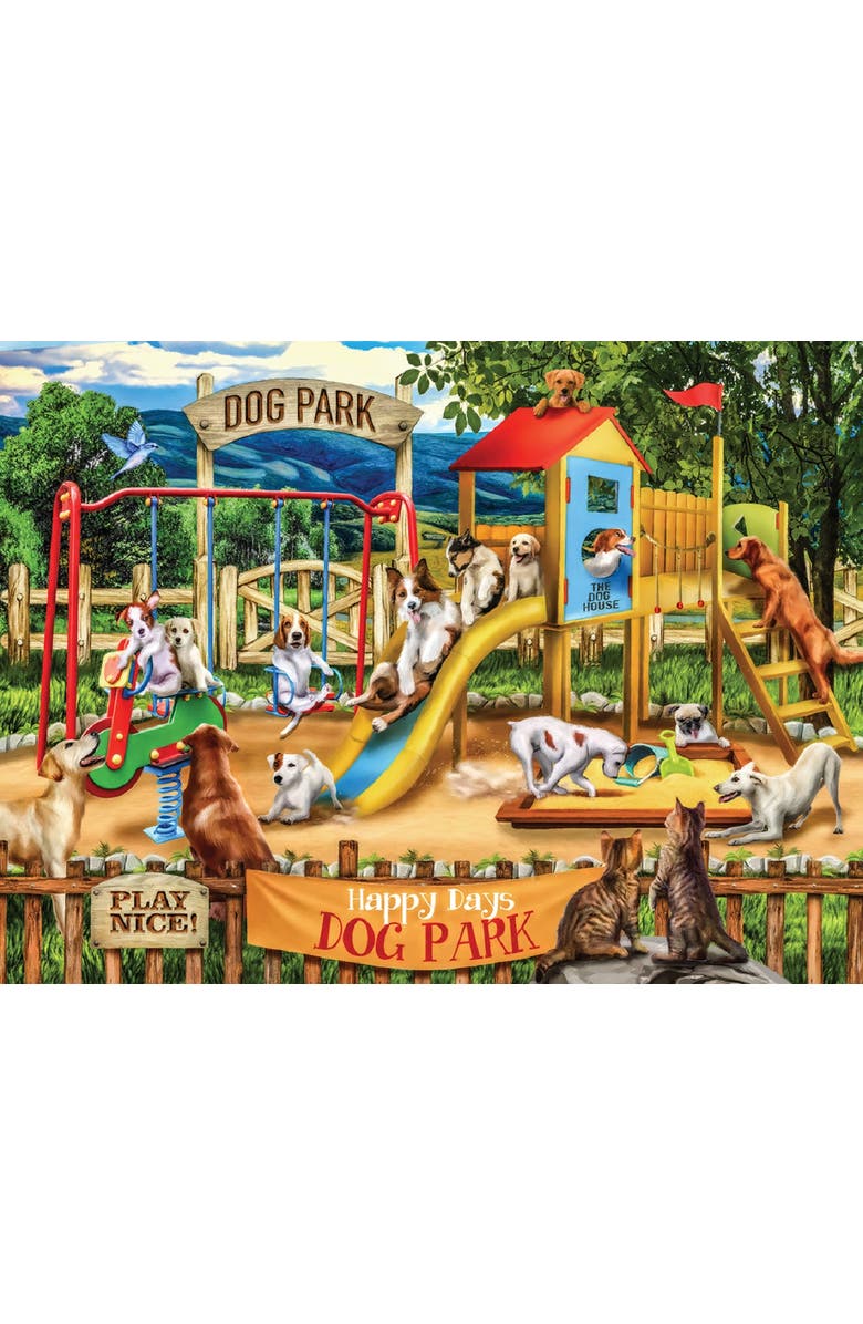 Sunsout Happy Days Dog Park 1000 piece Jigsaw Puzzle for Adults, Alternate, color, Multicolor
