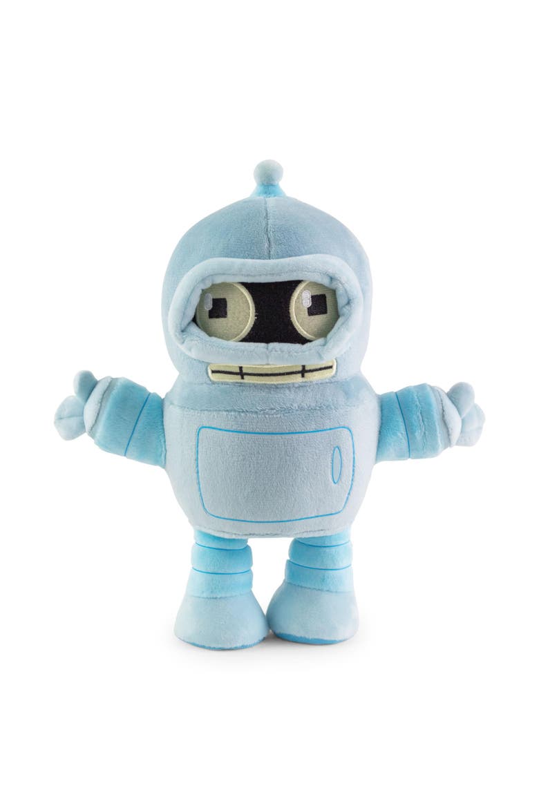 Futurama Bender 8-Inch Chibi Collector Plush Toy, Main, color, Blue
