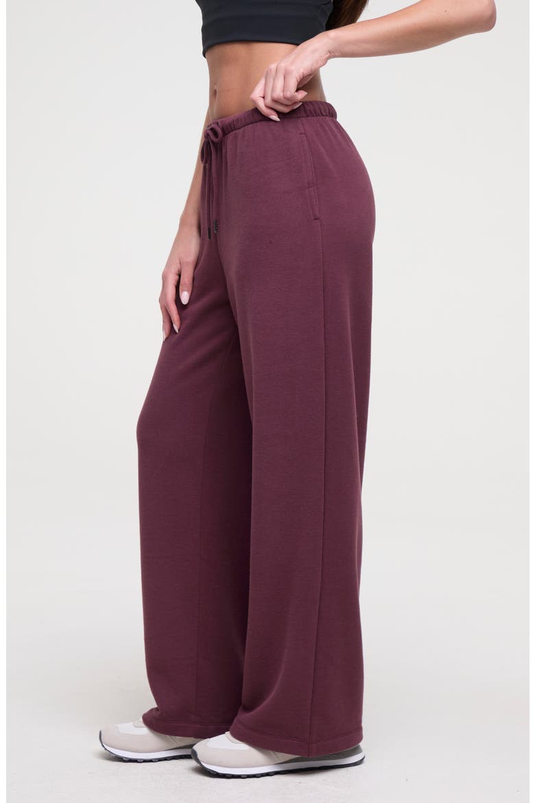 Lindy Wide Leg Pants, Alternate, color, VINEYARD WINE