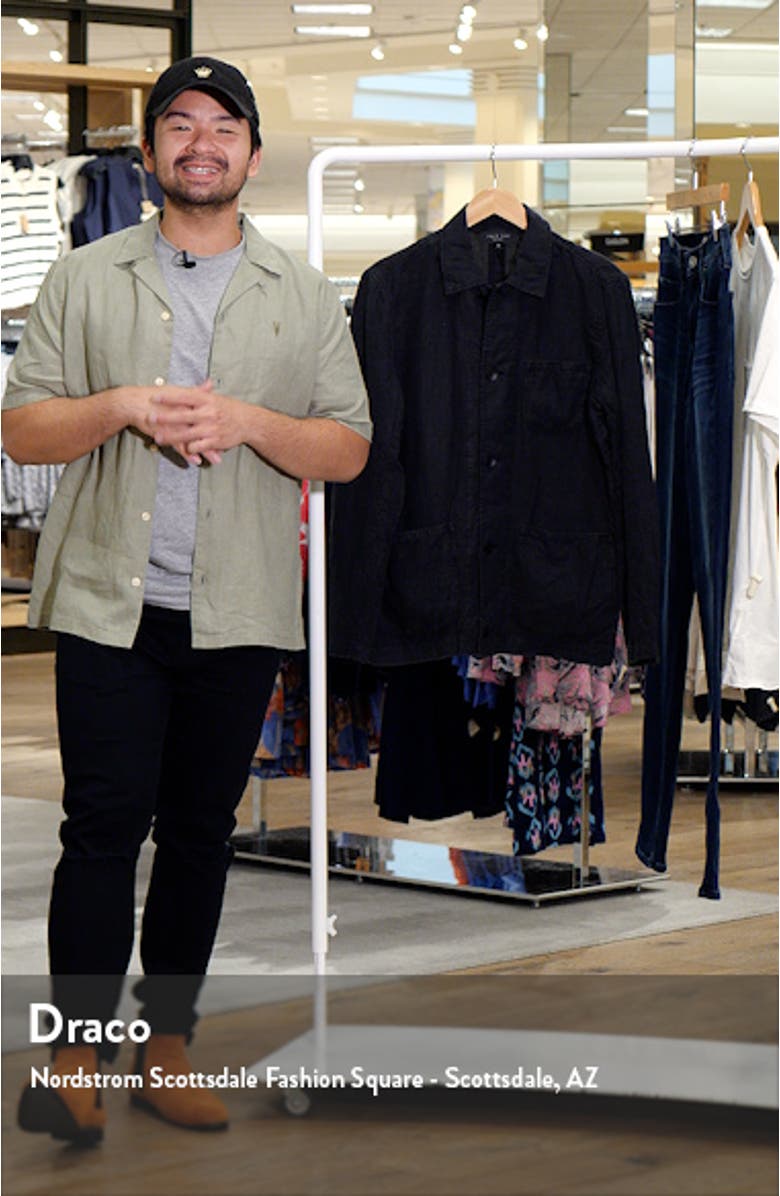 Evan Linen Chore Jacket, sales video thumbnail