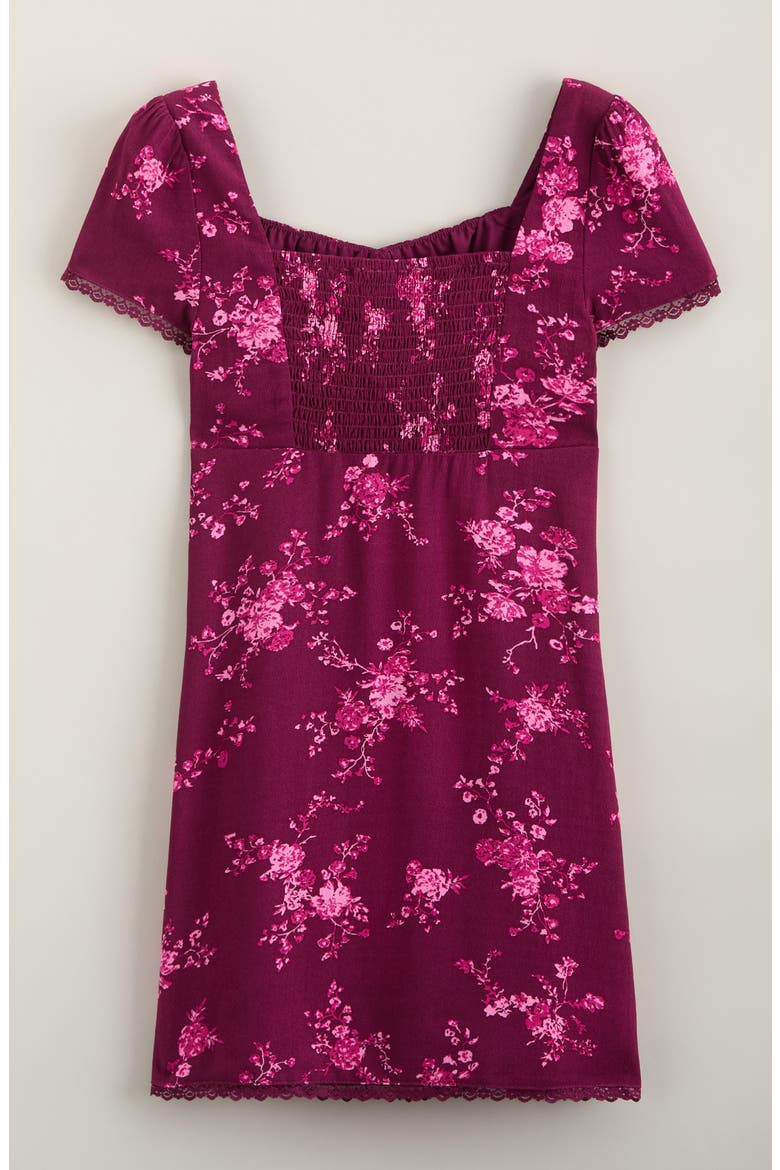Kids' Sweetheart Polka Dot Minidress, Alternate, color, PURPLE POTION DARIA FLORAL