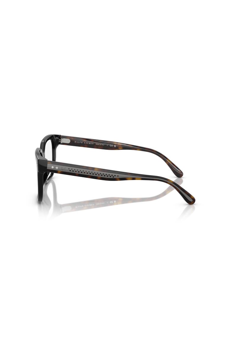53mm Rectangle optical glasses, Alternate, color, Black